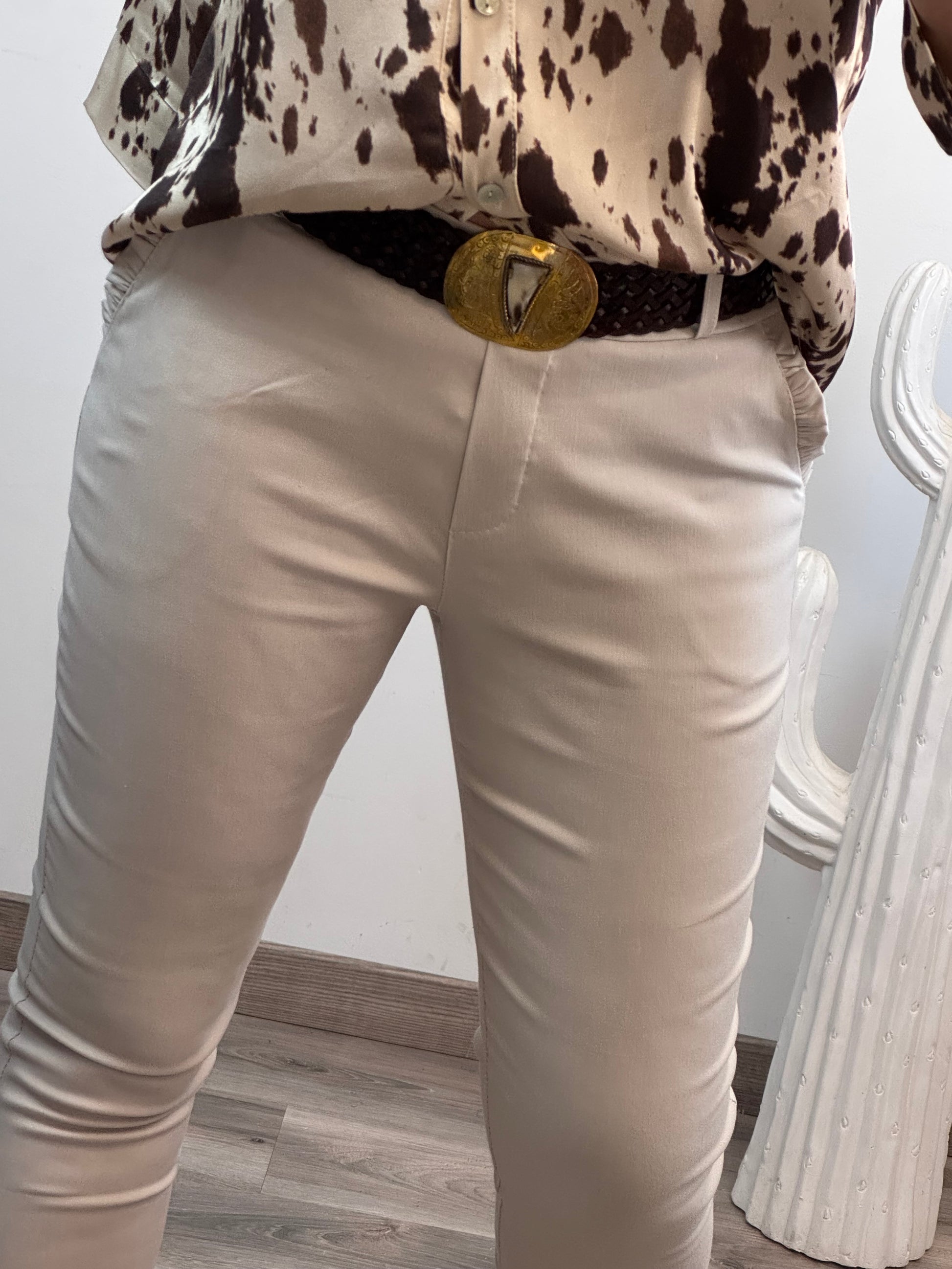 Pantalon beige confortable