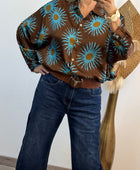 Chemise soleil marron