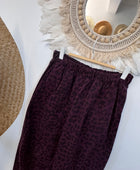 Pantalon Léo lie de vin