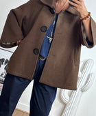 Veste style Kennedy marron TU 40/50