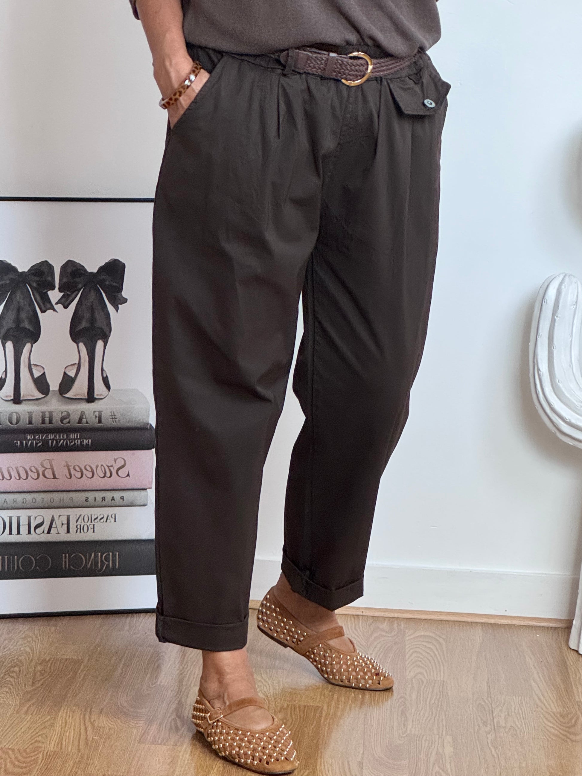 Pantalon confort Arthur marron TU 38/48