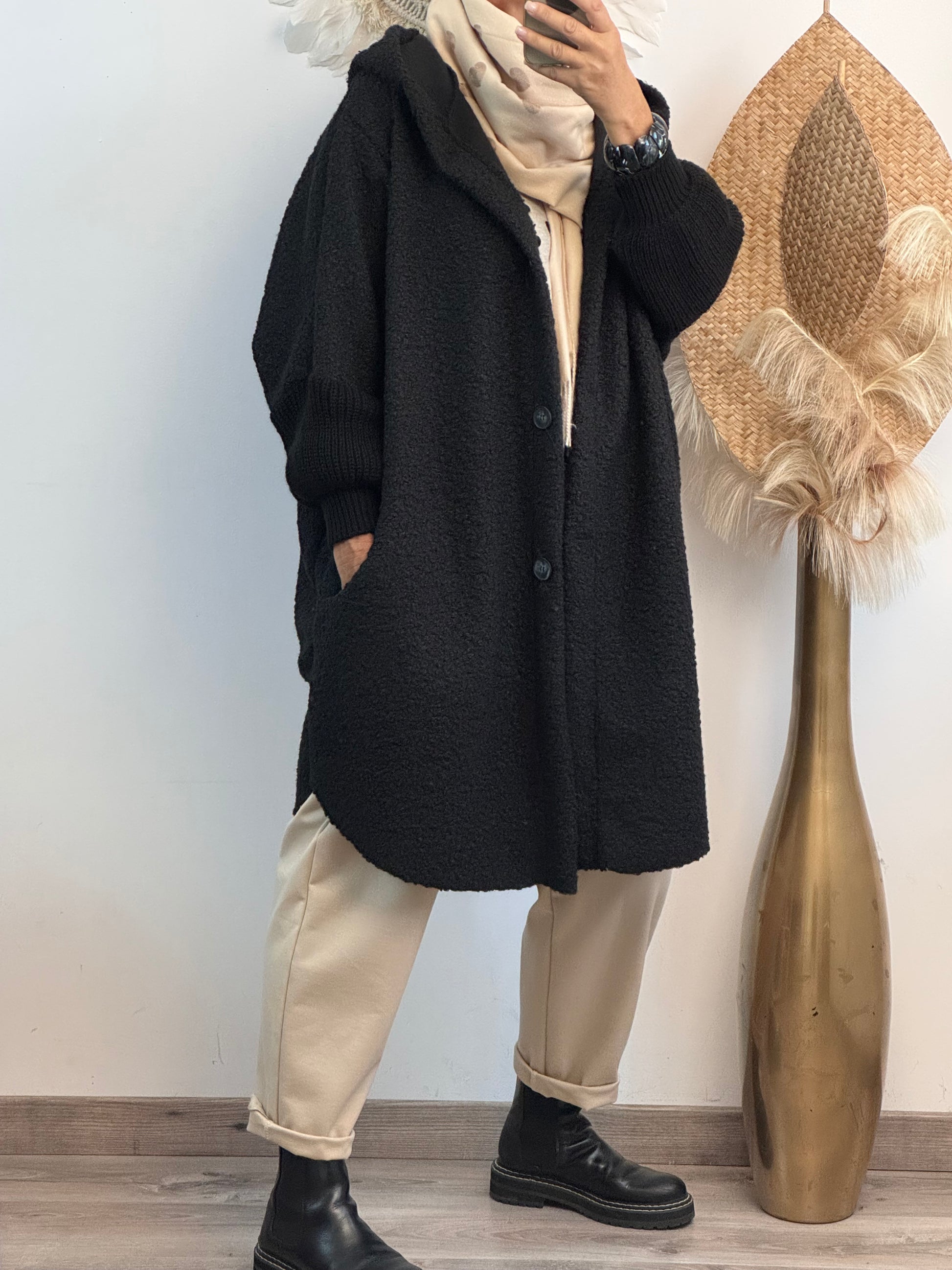 Manteau Marceau noir