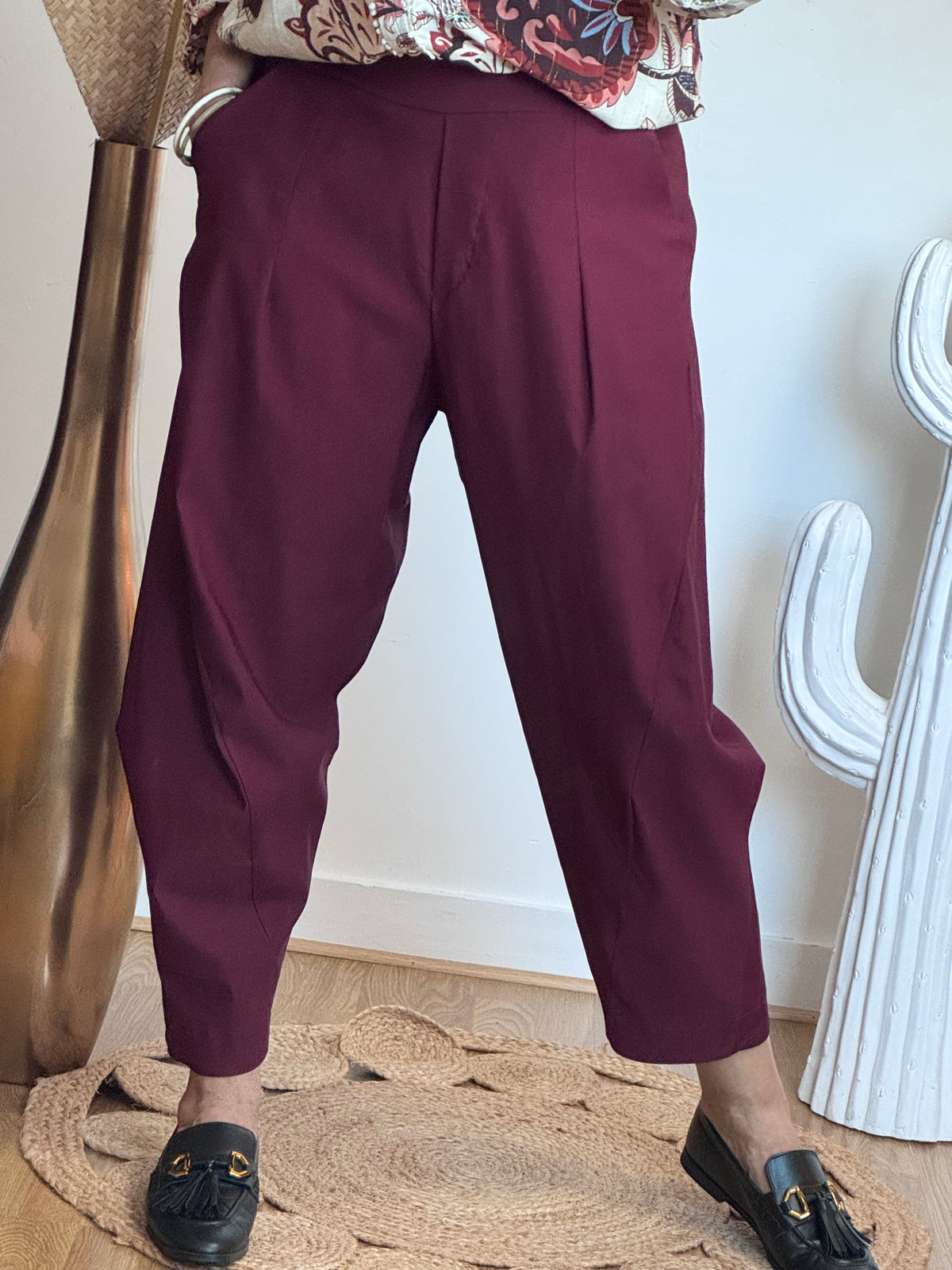 Pantalon Alexis Bordeaux
