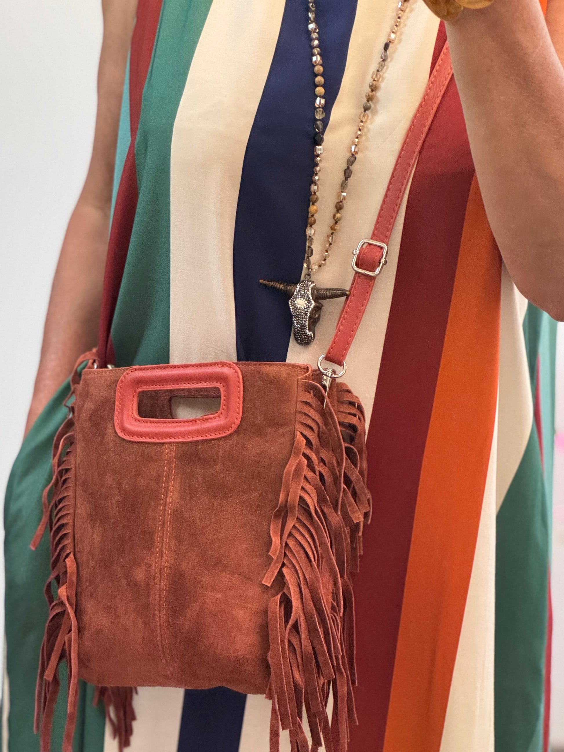 Robe longue Clara multicolore