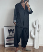 Pantalon Alan noir fines rayures TU 38/48