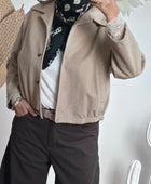 Veste courte beige