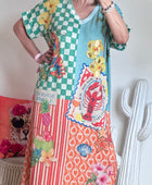 Robe lurex multicolore