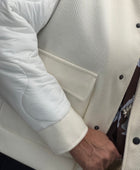 Blouson blanc cassé