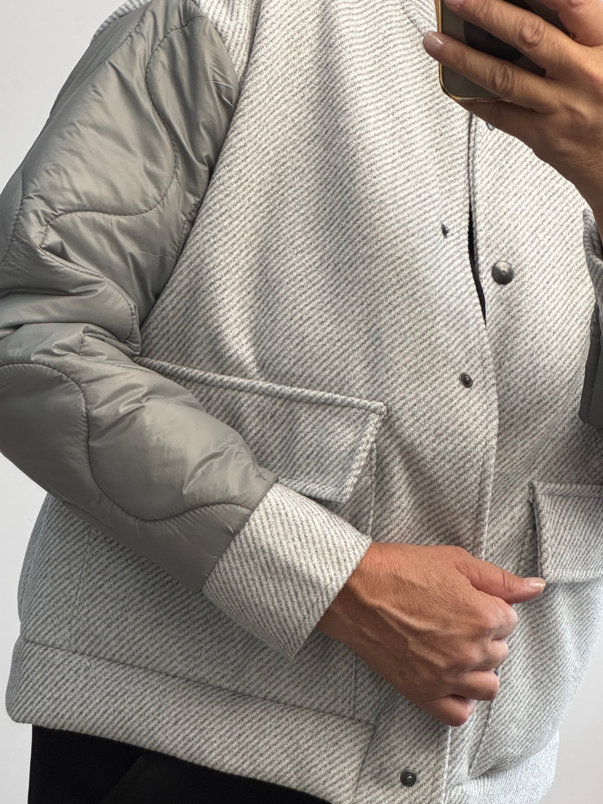 Blouson gris