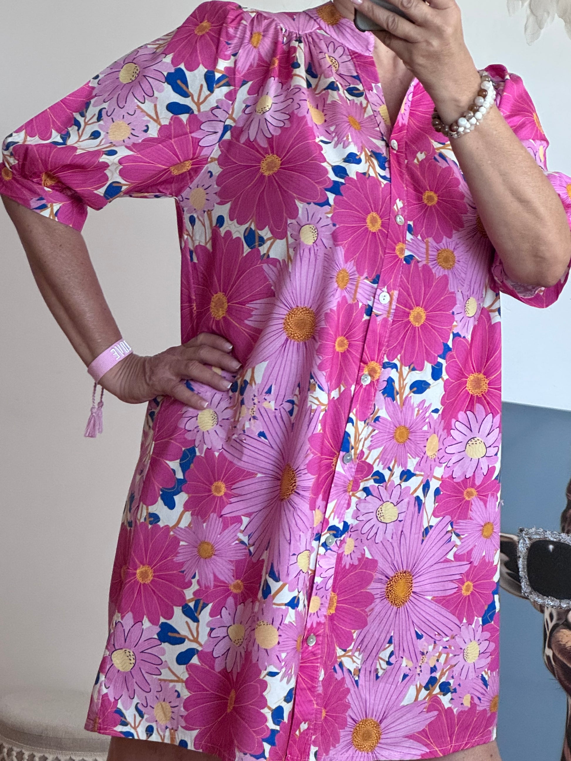 Robe Flora rose