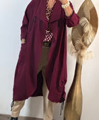 Manteau Arthur lie de vin
