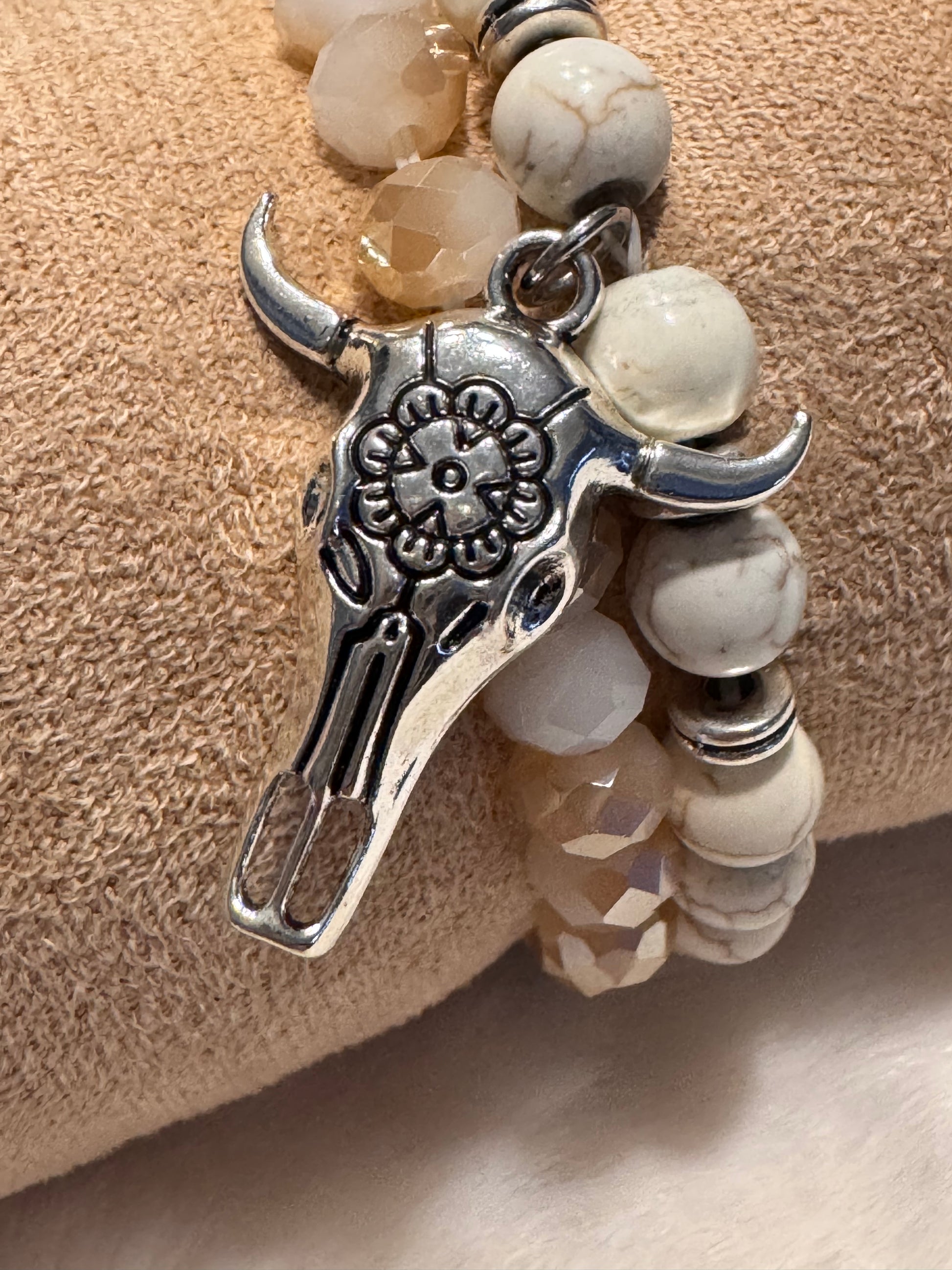 Bracelets tête de buffle