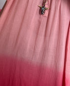 Robe tie and dye pêche/rose