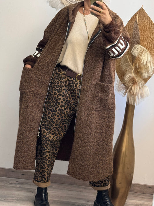 Manteau Esteban marron