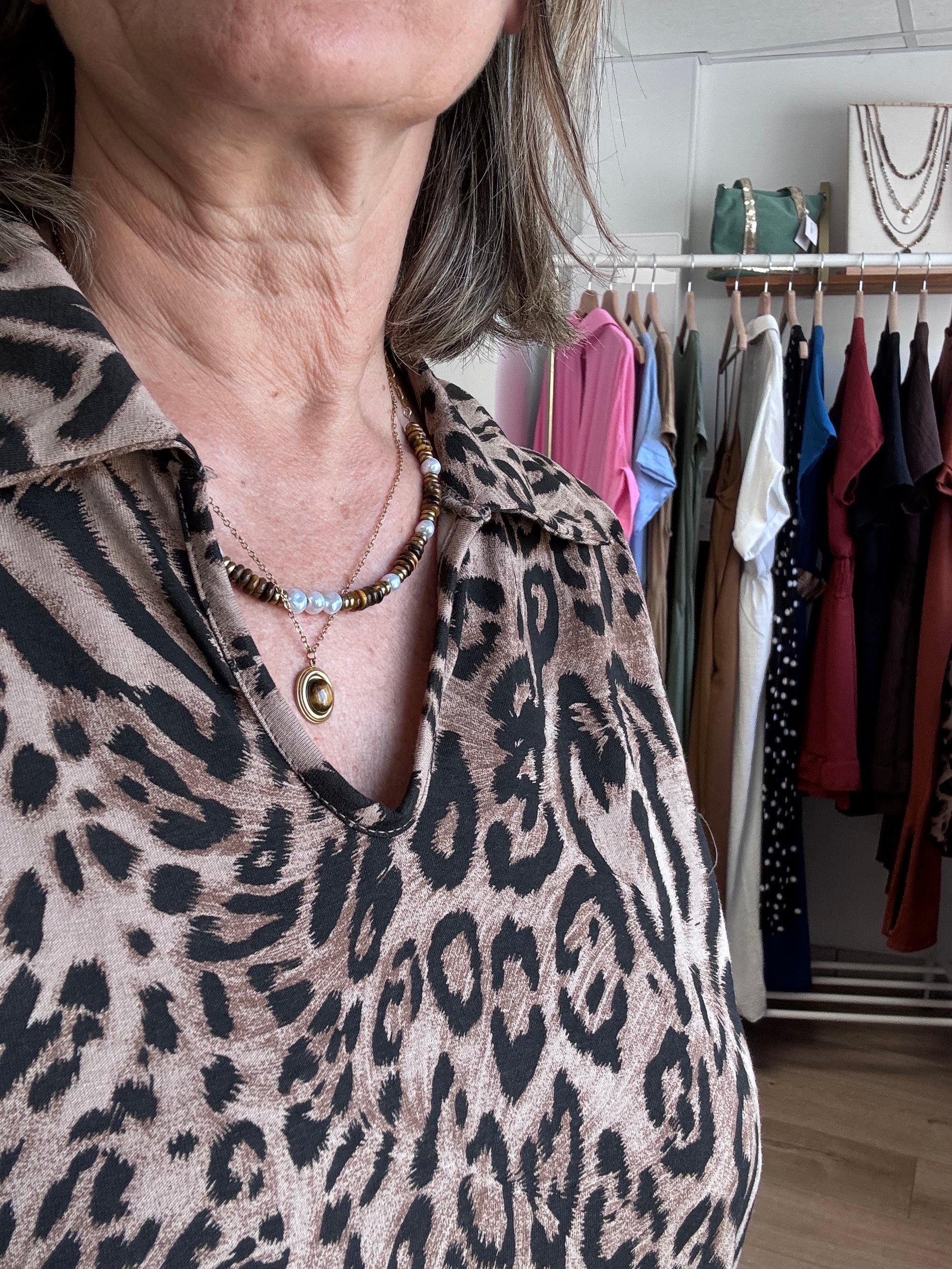 Robe teeshirt mix Léo et zèbre