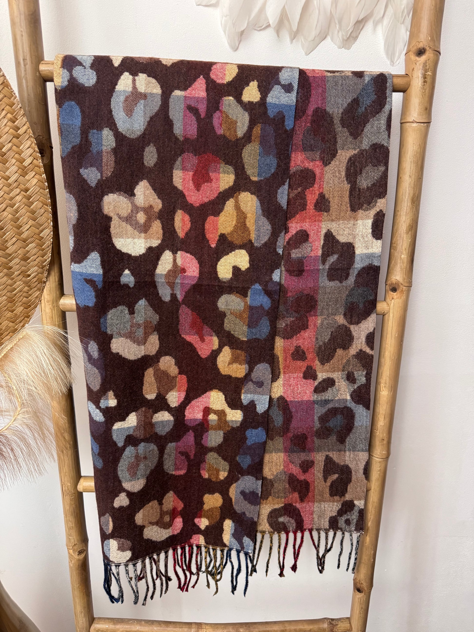 Écharpe Léo multicolore