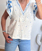 Teeshirt Josephine bleu
