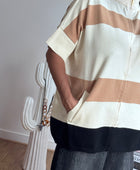 Pull Romy crème jolie forme