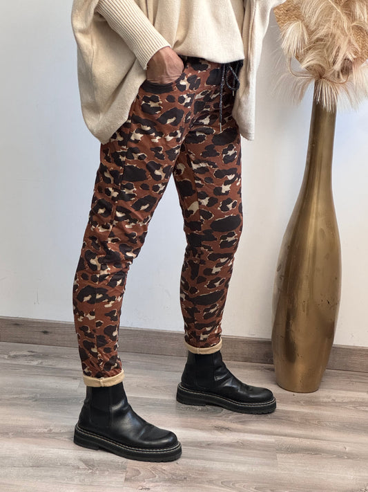 Pantalon suédine Léo