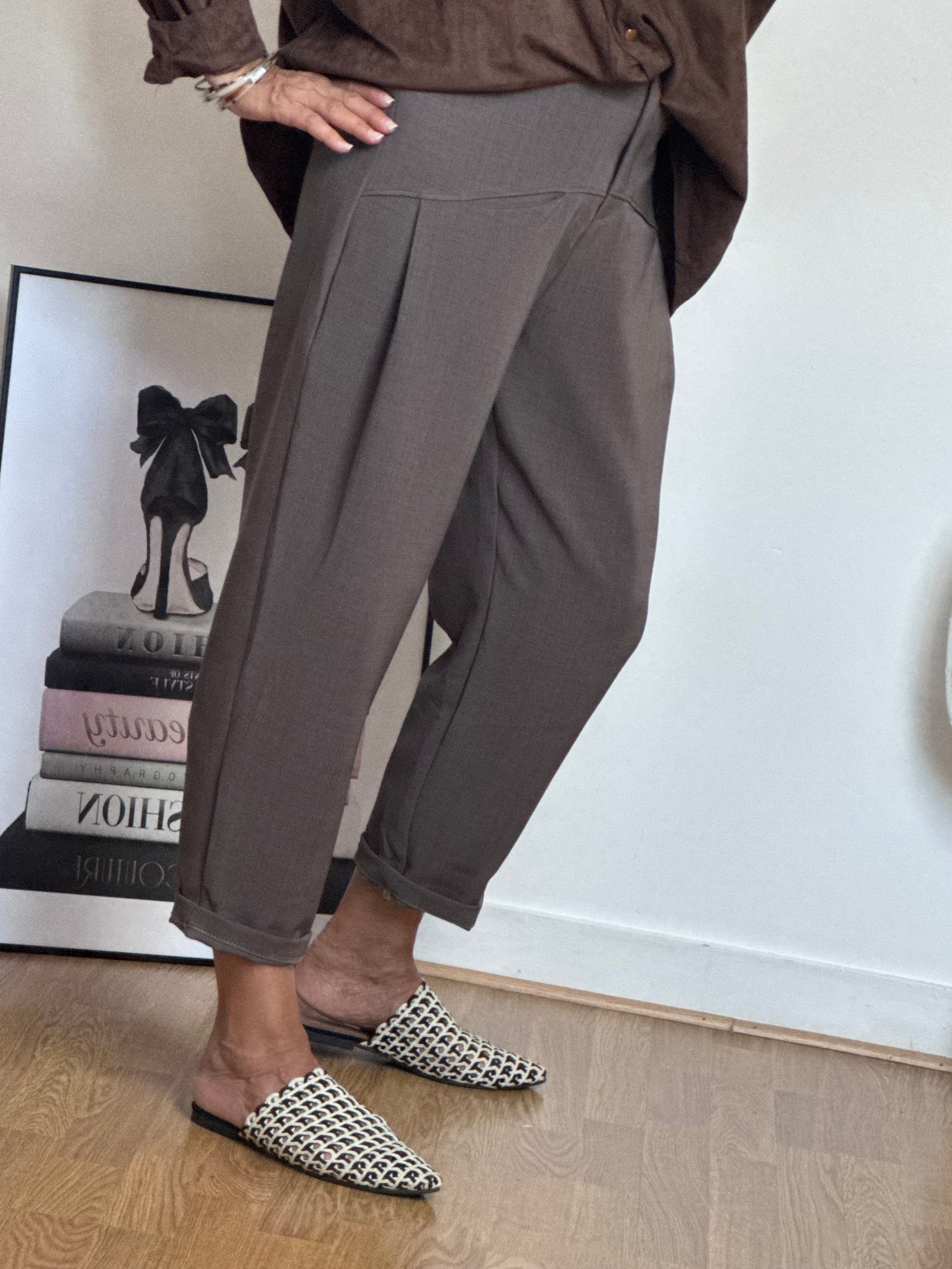 Pantalon Gabriel taupe TU 36/42