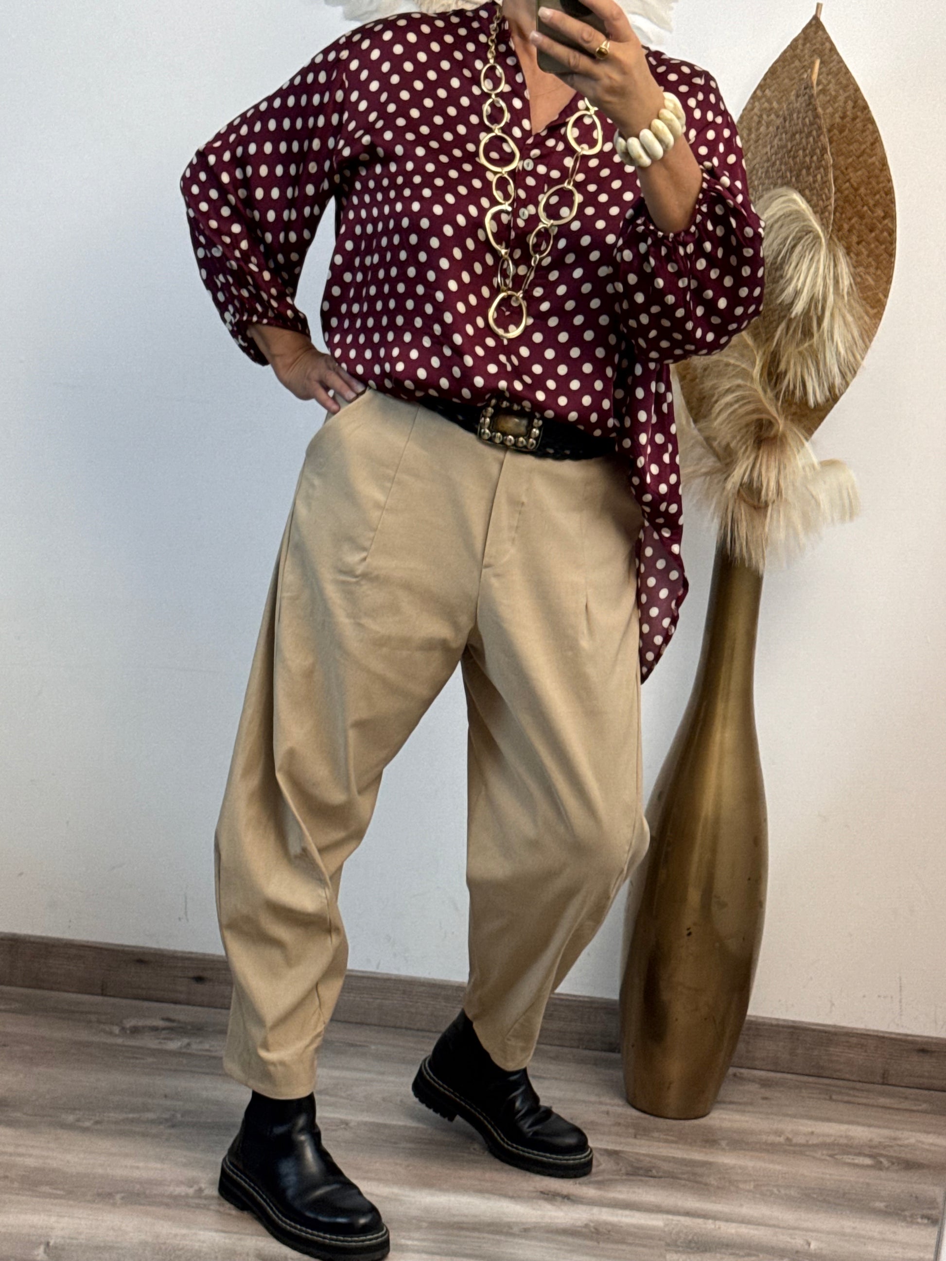 Pantalon Alex beige
