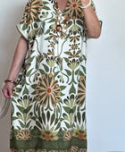 Robe Emma version longue kaki