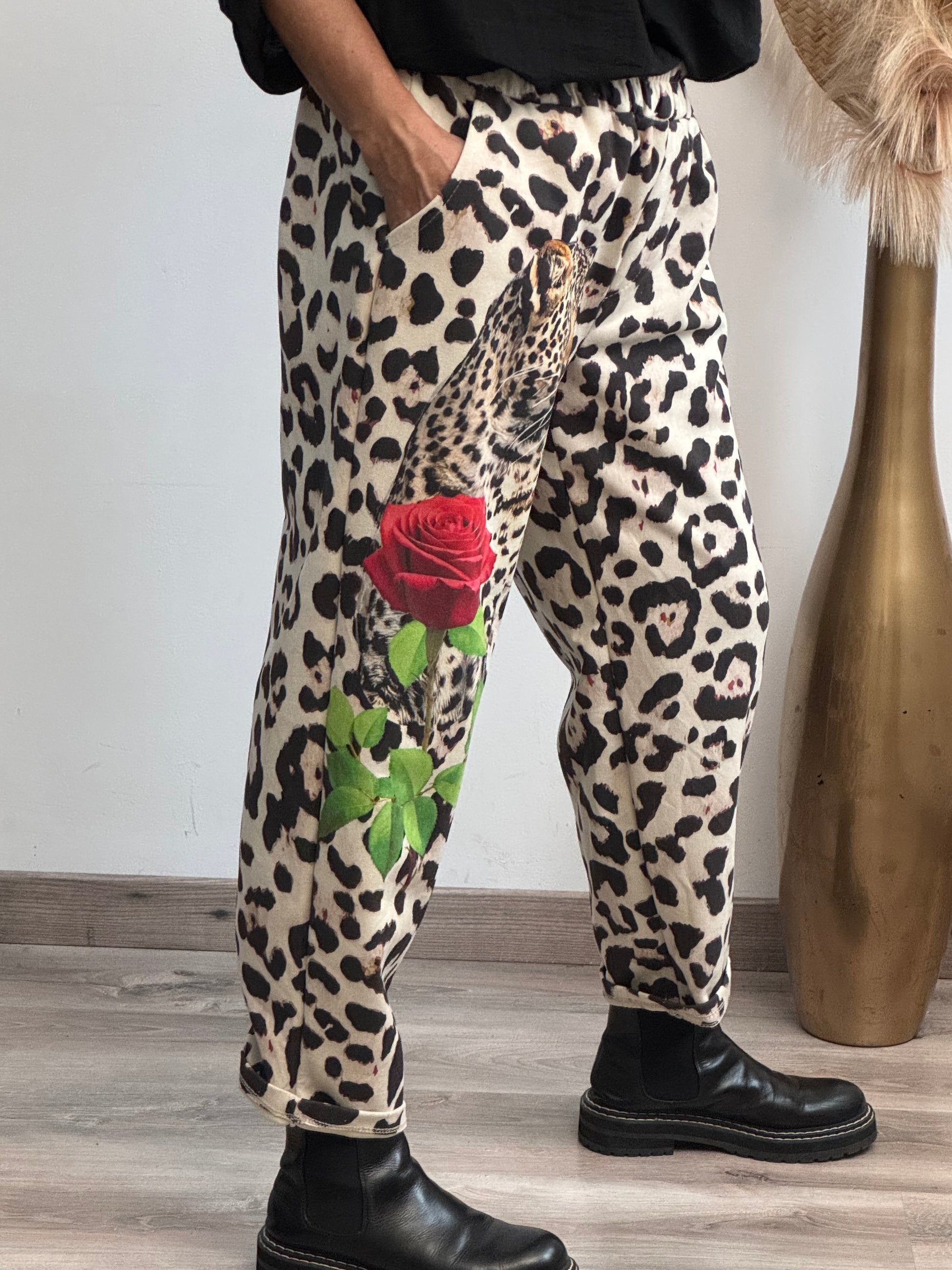Pantalon suédine Léo