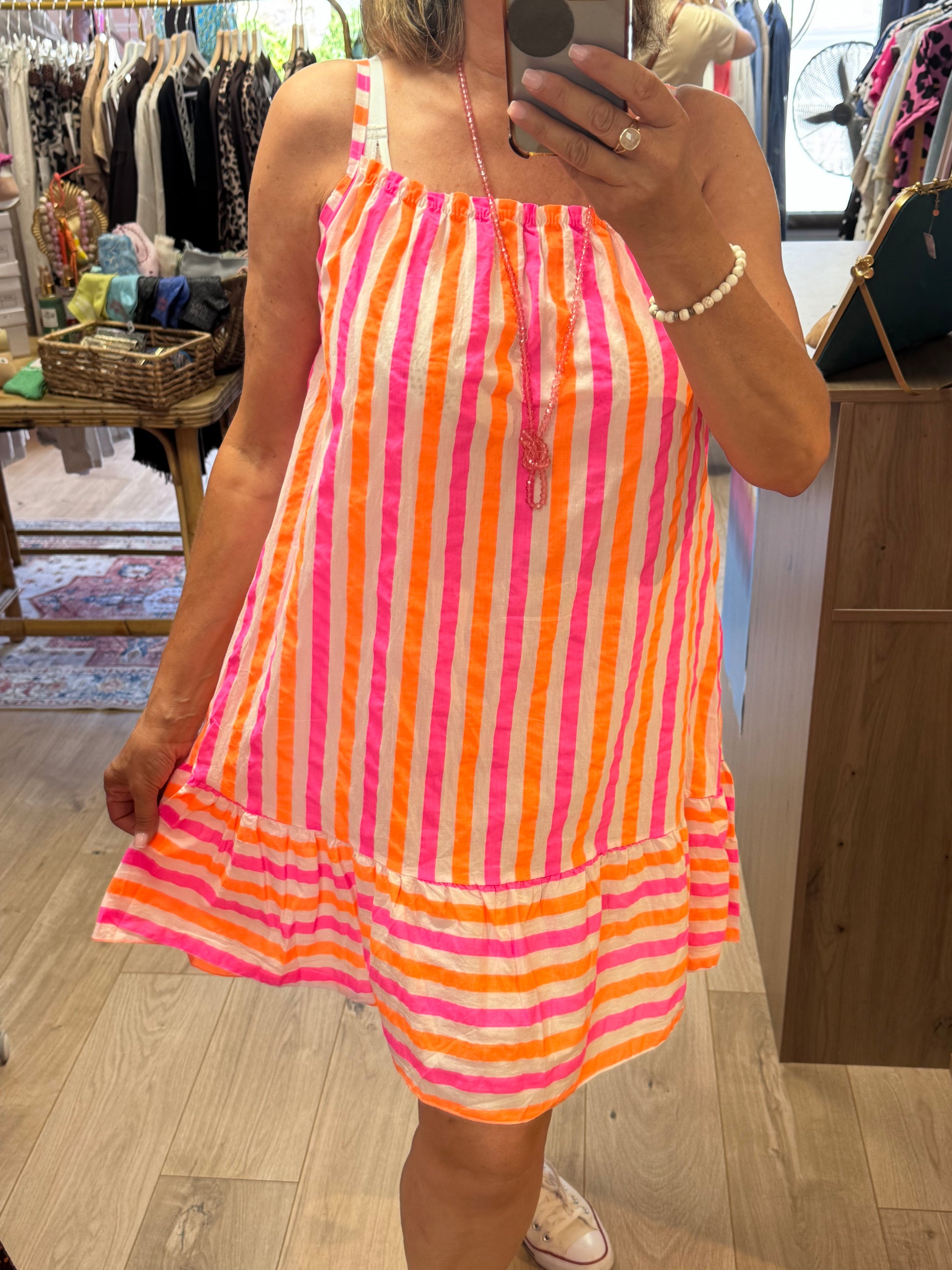 Robe d’été en coton multiples imprimés du 1 au 9