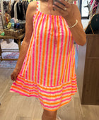 Robe d’été en coton multiples imprimés du 1 au 9