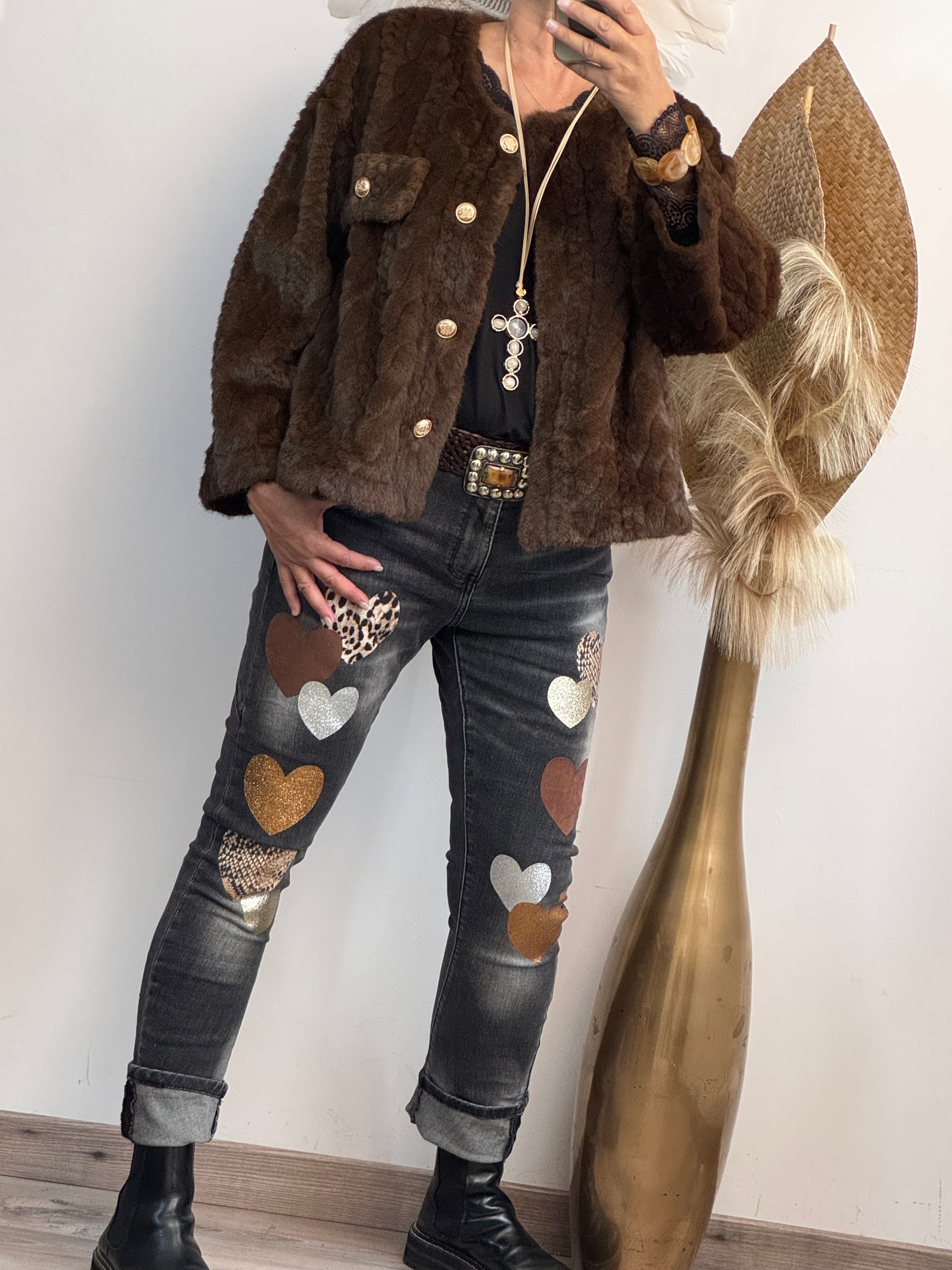 Veste fausse fourrure Coline