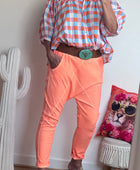 Pantalon saroual orange OK !