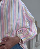 Chemise Ambre rayée pastel