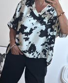 Blouse fluide cow noire TU 38/48