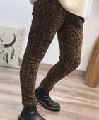 Pantalon velours Léo marron TU 40/46