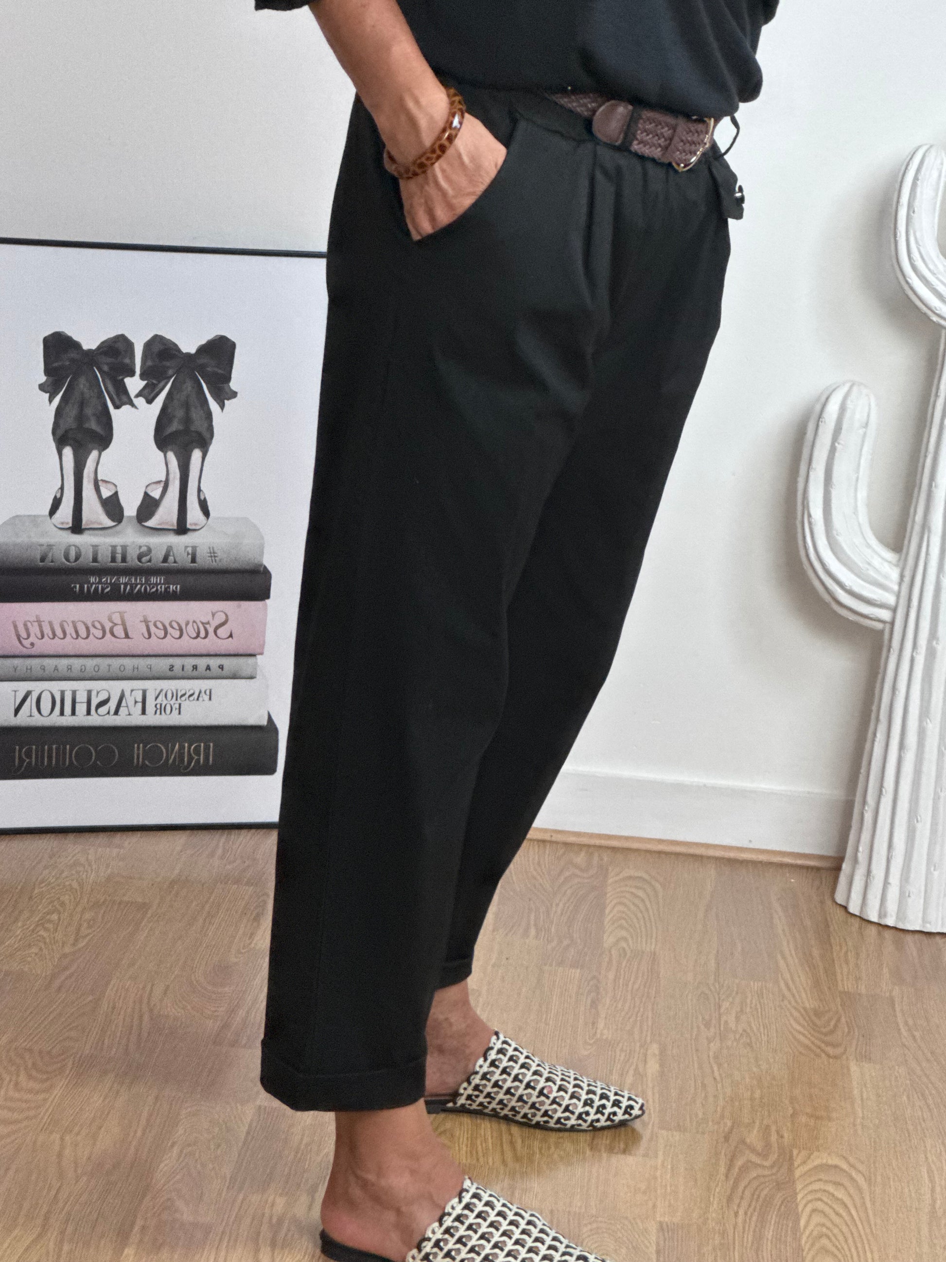 Pantalon confort Arthur noir TU 38/48