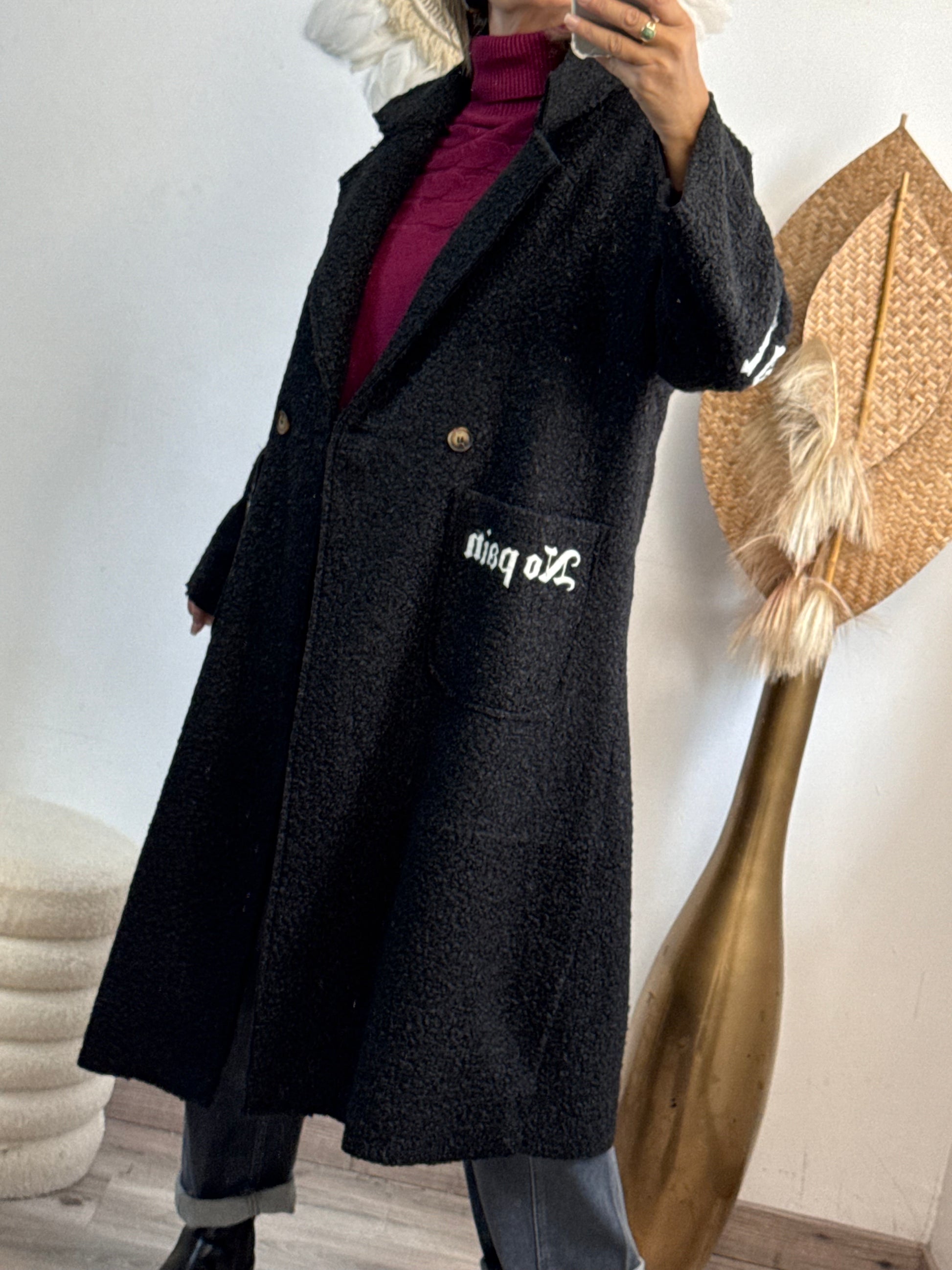 Manteau long noir