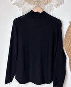 Pull maille col cheminé