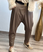 Pantalon saroual marron