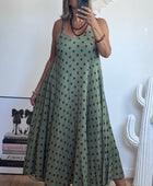 Robe Louna kaki pois marron