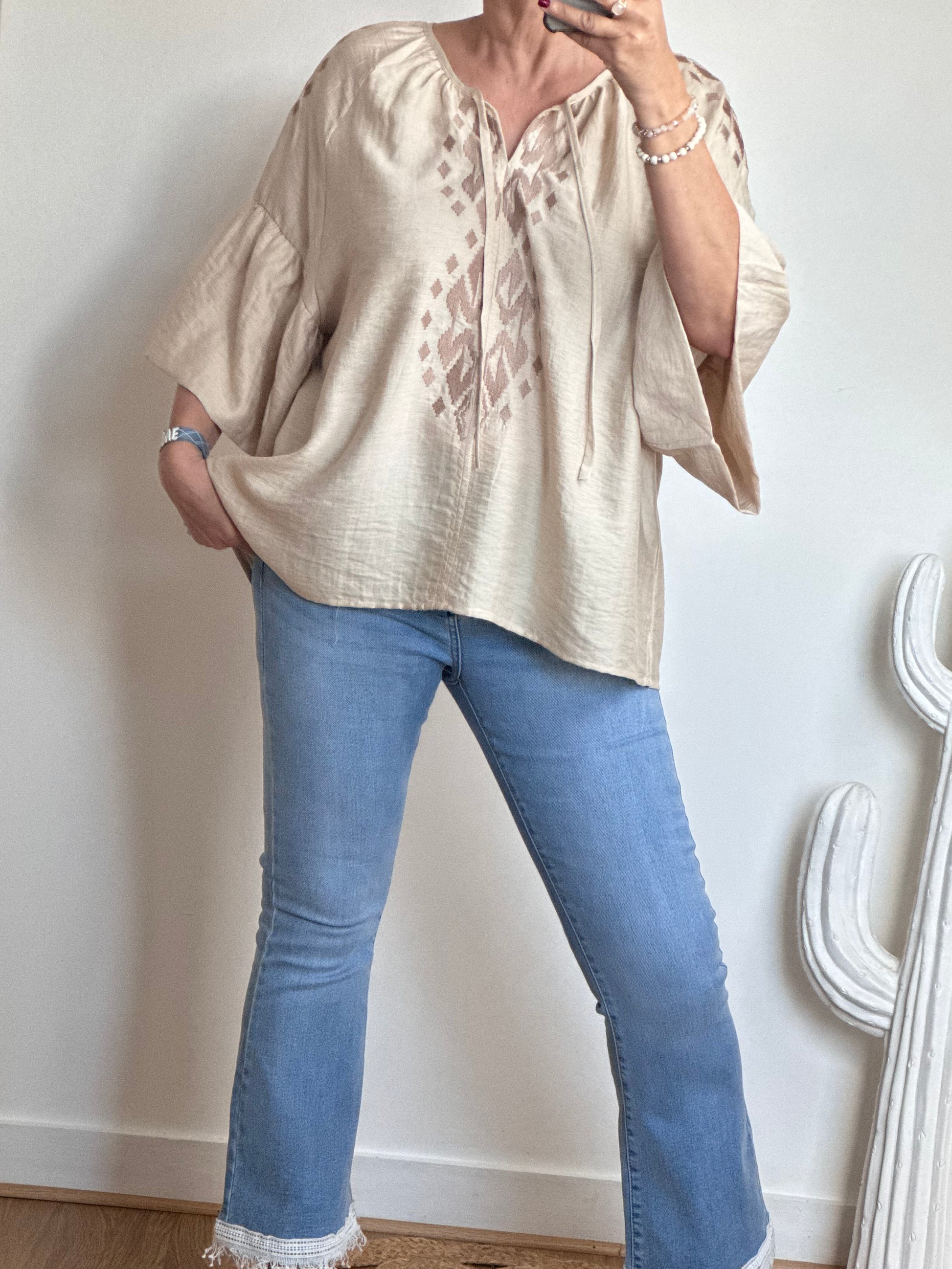 Blouse Elise beige