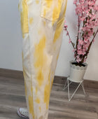 Pantalon tie and dye jaune TU 40/48