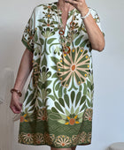 Robe Emma version courte kaki