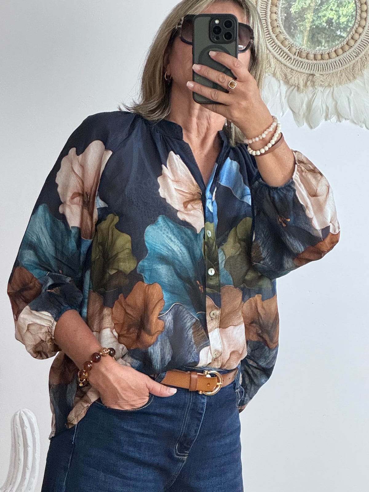 Blouse Lola marine