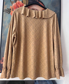 Blouse broderie anglaise moka