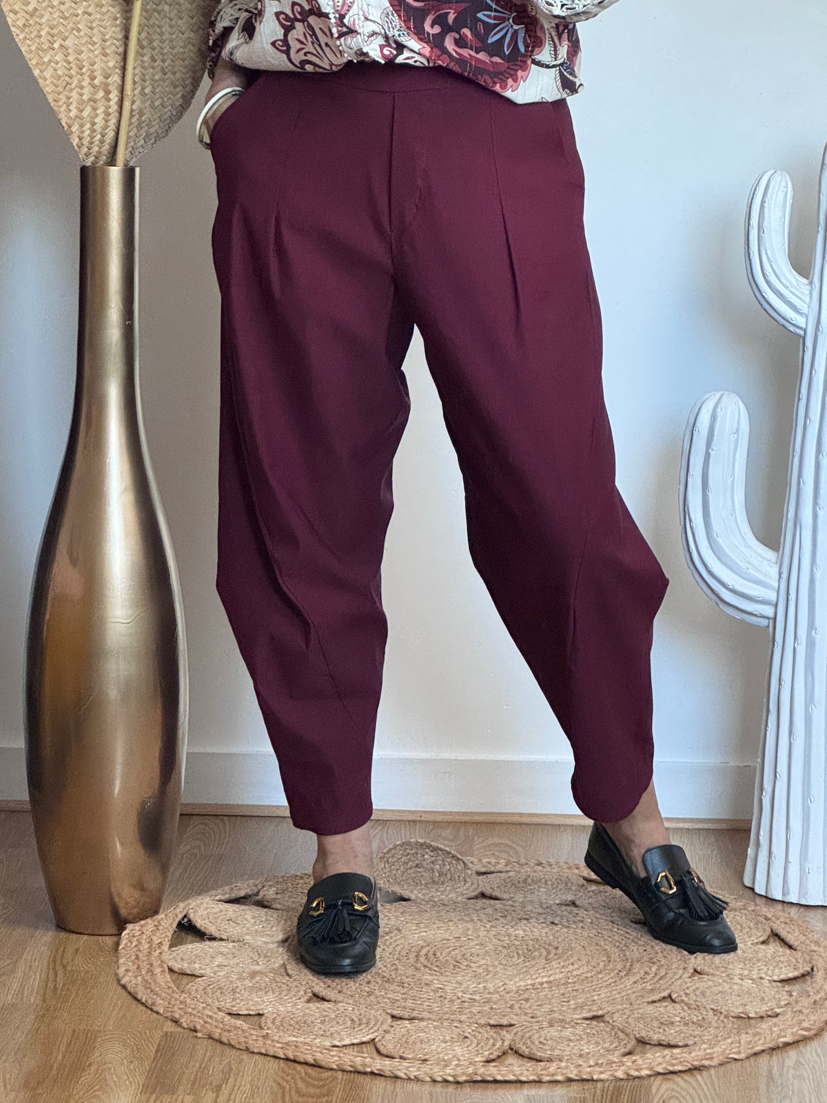 Pantalon Alexis Bordeaux