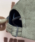 Casquette suédine kaki