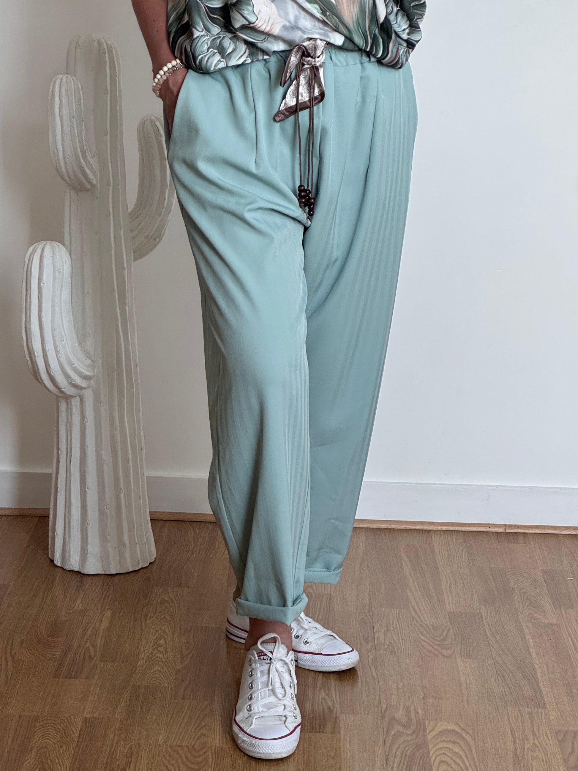 Pantalon Simon vert TU 42/48