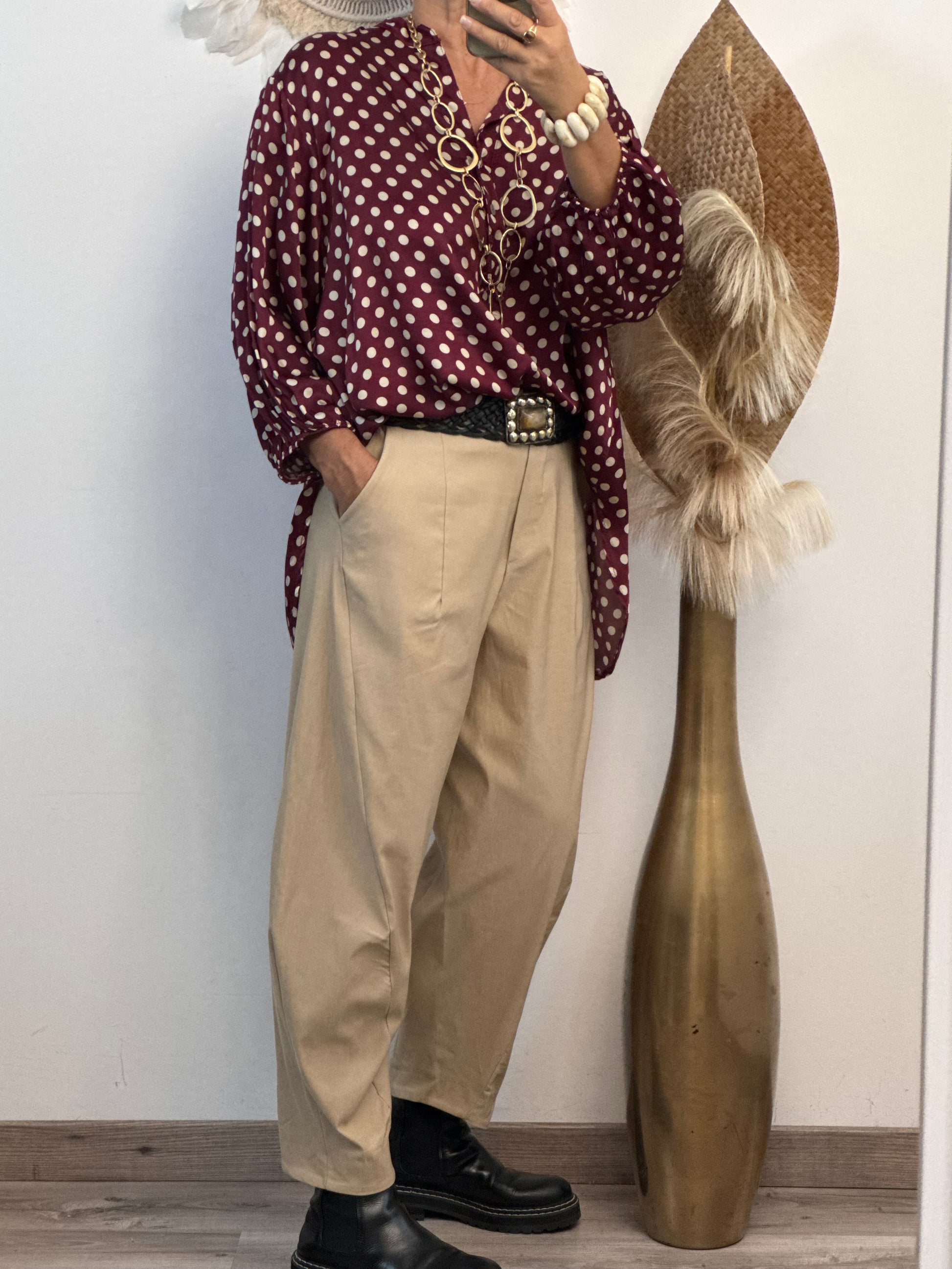 Pantalon Alex beige