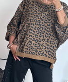 Sweat-shirt oversize Léo camel TU 38/50
