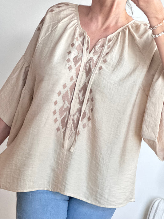 Blouse Elise beige